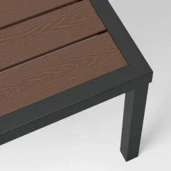 Bryant 2pc Faux Wood Patio Loveseat & Coffee Table - Gray/Natural - Threshold™ 18 Bryant 2pc Faux Wood Patio Loveseat & Coffee Table - Gray/Natural - Threshold™ -Sunnydaze Decor Store GUEST 6f5e500e 49d6 4462 9caf 11a4e3e8e2a1