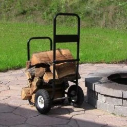 Sunnydaze Decor Sunnydaze Indoor/Outdoor Steel Rolling Firewood Log Cart Carrier With Wheels - 1/8 Face Cord - Black 16 Sunnydaze Decor Sunnydaze Indoor/Outdoor Steel Rolling Firewood Log Cart Carrier With Wheels - 1/8 Face Cord - Black -Sunnydaze Decor Store GUEST 6f96e1d9 391f 43f4 b48f 3466ecd67961