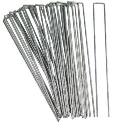 Sunnydaze Decor Sunnydaze Outdoor Lawn And Garden Galvanized Steel Staple Stakes For Landscape Fabric, Fences, And Sod - 12" 10 Sunnydaze Decor Sunnydaze Outdoor Lawn And Garden Galvanized Steel Staple Stakes For Landscape Fabric, Fences, And Sod - 12" -Sunnydaze Decor Store GUEST 702aa6ef 7568 4cab ac83 08fc3edd9ba0
