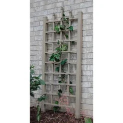 64" Camelot Vinyl Trellis - Mocha - Dura-Trel
