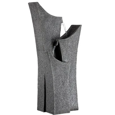 John Timberland Exton Modern Zen Cascading Arched Outdoor Floor Water Fountain 30 3/4" For Yard Garden Patio Home Deck Porch House Exterior Balcony 7 John Timberland Exton Modern Zen Cascading Arched Outdoor Floor Water Fountain 30 3/4" For Yard Garden Patio Home Deck Porch House Exterior Balcony - Image 5