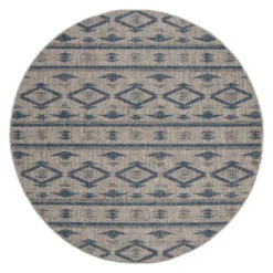 Yarrow Outdoor Rug Navy/Gray - Safavieh 9 Yarrow Outdoor Rug Navy/Gray - Safavieh -Sunnydaze Decor Store GUEST 72a6348c c4f0 468e a199 d13aa47e3b8c