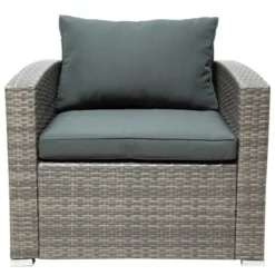 7pc Wicker Patio Seating Set With Cushions & Storage Box - Gray - GODEER 25 7pc Wicker Patio Seating Set With Cushions & Storage Box - Gray - GODEER -Sunnydaze Decor Store GUEST 72d76394 7d0d 4e17 8cb8 0a7eb8b704b8