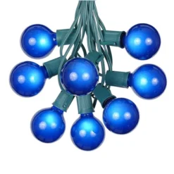 Novelty Lights 100 Feet G50 Globe Outdoor Patio String Lights, Green Wire -Sunnydaze Decor Store GUEST 73644096 459d 4df5 94cb a245264aa670