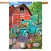 Farm In Spring House Flag Pickup Truck Floral 28 X 40 Briarwood Lane 1 Farm In Spring House Flag Pickup Truck Floral 28 X 40 Briarwood Lane -Sunnydaze Decor Store GUEST 74a1ae84 f5b7 4904 8740 56d0c3e727d3