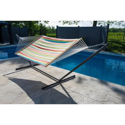 Vivere Double Quilted Fabric Hammock 3 Vivere Double Quilted Fabric Hammock