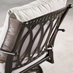 5pc Set With 42" Square Outdoor Aluminum Fire Table & 4 Swivel Rocking Chairs & A Wind Blocker - Oakland Living 25 5pc Set With 42" Square Outdoor Aluminum Fire Table & 4 Swivel Rocking Chairs & A Wind Blocker - Oakland Living -Sunnydaze Decor Store GUEST 758a75c9 e1ad 4e34 baa0 0db07c334369 1