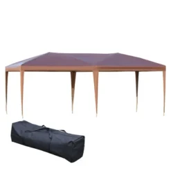 Outsunny 10' X 20' Pop Up Canopy With Sturdy Frame, UV Fighting Roof, Carry Bag For Patio, Backyard, Beach, Garden -Sunnydaze Decor Store GUEST 76938c93 7e48 4c20 822e 27a3f64d96ad