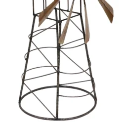 Sunnydaze Decor Sunnydaze Golden Metal Windmill Outdoor Garden Art Statue - 26 In. -Sunnydaze Decor Store GUEST 7698999c 190c 4965 946d dc400baab8bb