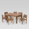 Wilson 7pc Acacia Wood Dining Set With Expandable Dining Table - Teak - Christopher Knight Home 2 Wilson 7pc Acacia Wood Dining Set With Expandable Dining Table - Teak - Christopher Knight Home -Sunnydaze Decor Store GUEST 784597cd 3be3 4db9 b44e 32ba73757c81
