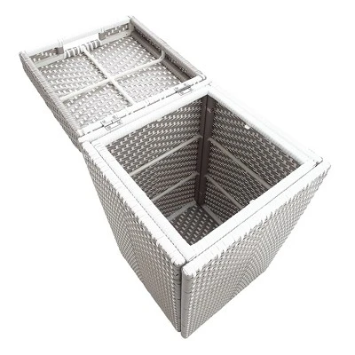 2pc Maksville Contemporary Outdoor Serving Cart & Trash Can - MiBasics 15 2pc Maksville Contemporary Outdoor Serving Cart & Trash Can - MiBasics - Image 13