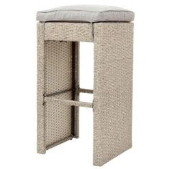 5-piece Patio Rattan Bar Dining Table Set With 4 Stools-ModernLuxe 23 5-piece Patio Rattan Bar Dining Table Set With 4 Stools-ModernLuxe -Sunnydaze Decor Store GUEST 79a90374 c88c 4b15 aed8 8a4482c91464