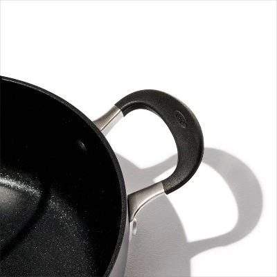 OXO 3qt Non-Stick Chef's Pan With Lid And Helper Handle Black 6 OXO 3qt Non-Stick Chef's Pan With Lid And Helper Handle Black - Image 4