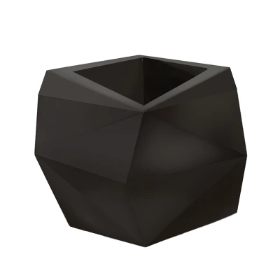 Crescent Garden 26" Wide Origami Plastic Novelty Planters 5 Crescent Garden 26" Wide Origami Plastic Novelty Planters - Image 4