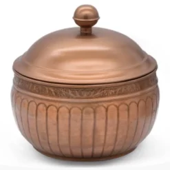 La Jolla Copper Finish Hose Pot With Lid - Good Directions -Sunnydaze Decor Store GUEST 7cbdcfcb f8f8 494f 992d a9da299f8ead