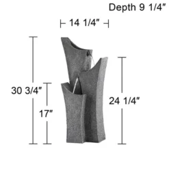 John Timberland Exton Modern Zen Cascading Arched Outdoor Floor Water Fountain 30 3/4" For Yard Garden Patio Home Deck Porch House Exterior Balcony 13 John Timberland Exton Modern Zen Cascading Arched Outdoor Floor Water Fountain 30 3/4" For Yard Garden Patio Home Deck Porch House Exterior Balcony -Sunnydaze Decor Store GUEST 7ccd9886 3733 472e a064 0a9ceba2b19d