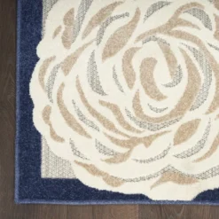 Nourison Aloha Contemporary Floral Border Outdoor Rug 12 Nourison Aloha Contemporary Floral Border Outdoor Rug -Sunnydaze Decor Store GUEST 7e3b8959 567b 4287 8217 a3a8f29c48e6