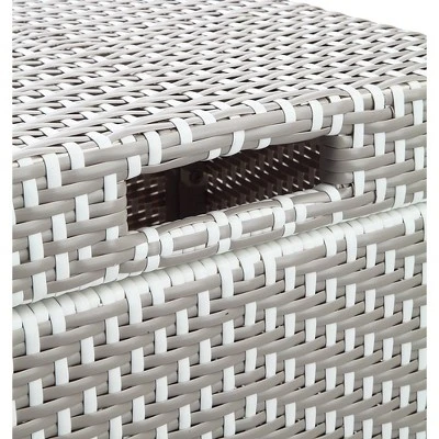 2pc Maksville Contemporary Outdoor Serving Cart & Trash Can - MiBasics 16 2pc Maksville Contemporary Outdoor Serving Cart & Trash Can - MiBasics - Image 14