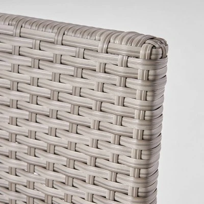 Glasgow 2Pk Wicker Dining Chairs - Gray - Christopher Knight Home 5 Glasgow 2Pk Wicker Dining Chairs - Gray - Christopher Knight Home - Image 3