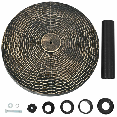 Tangkula 18" Patio Resin Umbrella Base, 24 LBS Outdoor Heavy Duty Round Umbrella Base 8 Tangkula 18" Patio Resin Umbrella Base, 24 LBS Outdoor Heavy Duty Round Umbrella Base - Image 6
