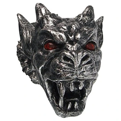 Design Toscano Gothic Gargoyle Cathedral Devil Dog Illuminated Wall Sculpture 4 Design Toscano Gothic Gargoyle Cathedral Devil Dog Illuminated Wall Sculpture - Image 2