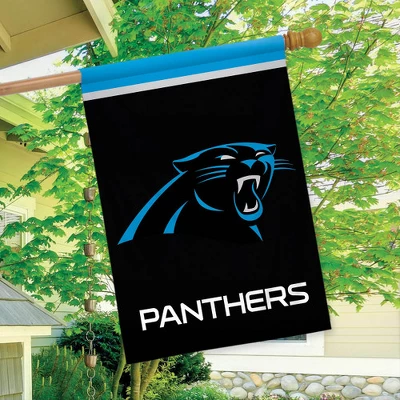 Briarwood Lane Carolina Panthers House Flag NFL Licensed 28" X 40" 4 Briarwood Lane Carolina Panthers House Flag NFL Licensed 28" X 40" - Image 2