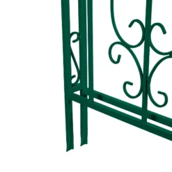 Evergreen Montebello Iron Garden Arbor With Gate, Forest Green- 53 X 84 X 23 Inches Fade And Weather Resistant Outdoor Decor 14 Evergreen Montebello Iron Garden Arbor With Gate, Forest Green- 53 X 84 X 23 Inches Fade And Weather Resistant Outdoor Decor -Sunnydaze Decor Store GUEST 8283d1eb 6261 4934 9382 cebf001b1469
