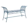 Hadley Bench - Antique Blue - Safavieh -Sunnydaze Decor Store GUEST 82a062a3 a538 4959 82b9 8cd03b30540d