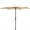 9' Aluminum Outdoor Patio Umbrella With Carry Bag - Wellfor
