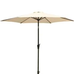 9' Aluminum Outdoor Patio Umbrella With Carry Bag - Wellfor