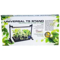 SunBlaster Universal Powder-Coated Aluminum Adjustable Lighting Stand With Heavy-Duty Plant Growing Tray, Fits All Size T5 Light Strips -Sunnydaze Decor Store GUEST 83855d64 e7a2 4a9d b460 309f8a0b2699