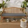 45"x17" Outdura Indoor/Outdoor Bench Cushion Moonbeam Steel - Sorra Home -Sunnydaze Decor Store GUEST 84873b37 27f1 4d84 b258 f949d9f49358