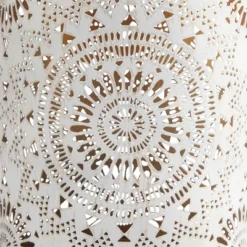 Outdoor Metal Lace Cutout Lantern With Rotating LED Lights Antique White - Alpine Corporation 10 Outdoor Metal Lace Cutout Lantern With Rotating LED Lights Antique White - Alpine Corporation -Sunnydaze Decor Store GUEST 8503fc72 dbdc 4c1a 8834 76ab3b7fa02a