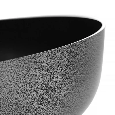 Tosca Siena 11 Inch Nonstick Aluminum Wok In Grey Granite 4 Tosca Siena 11 Inch Nonstick Aluminum Wok In Grey Granite - Image 2