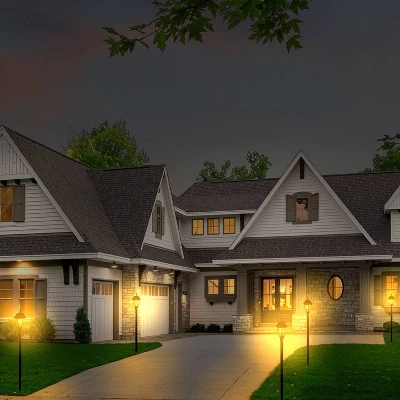 Garden Pathway Light With Integrated LED Bulb Black - Techko Maid 7 Garden Pathway Light With Integrated LED Bulb Black - Techko Maid - Image 5