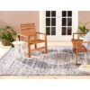 Sofia Magnolia 5'3" X 7'2" Outdoor Patio Rug Navy Blue - Nicole Miller -Sunnydaze Decor Store GUEST 87ea1b37 a7d8 40b2 8f45 712297147006