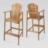 Malibu 2pk Acacia Wood Adirondack Barstools - Natural - Christopher Knight Home 1 Malibu 2pk Acacia Wood Adirondack Barstools - Natural - Christopher Knight Home -Sunnydaze Decor Store GUEST 8938a80f 782b 41f9 9995 f6fd949438dc