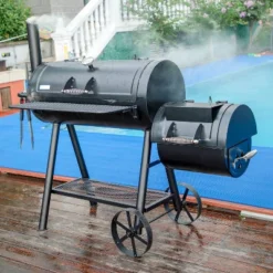 Captiva Designs E02GR016 16" Offset Charcoal Smoke - Black 26 Captiva Designs E02GR016 16" Offset Charcoal Smoke - Black -Sunnydaze Decor Store GUEST 8c9f5c0b 307b 4ec2 ad79 1a7c29a68c37