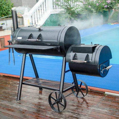 Captiva Designs E02GR016 16" Offset Charcoal Smoke - Black 14 Captiva Designs E02GR016 16" Offset Charcoal Smoke - Black - Image 12