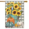 Sunflower Watering Can Fall House Flag Pumpkins Floral 28" X 40" Briarwood Lane 2 Sunflower Watering Can Fall House Flag Pumpkins Floral 28" X 40" Briarwood Lane -Sunnydaze Decor Store GUEST 8d4327e1 7c62 4b59 82e2 1f96a81916bb