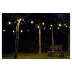 6ct Classic Café Outdoor String Lights Integrated LED Bulb - Black Wire - Enbrighten 9 6ct Classic Café Outdoor String Lights Integrated LED Bulb - Black Wire - Enbrighten -Sunnydaze Decor Store GUEST 8db3cb9d c562 49d4 b56b e2c4a2e5887a 1
