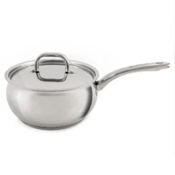 BergHOFF Belly Shape 18/10 Stainless Steel Sauce Pan With Stainless Steel Lid 12 BergHOFF Belly Shape 18/10 Stainless Steel Sauce Pan With Stainless Steel Lid -Sunnydaze Decor Store GUEST 8de94191 0593 4621 89b0 238eeb106a51