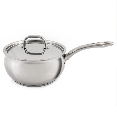 BergHOFF Belly Shape 18/10 Stainless Steel Sauce Pan With Stainless Steel Lid 7 BergHOFF Belly Shape 18/10 Stainless Steel Sauce Pan With Stainless Steel Lid - Image 5