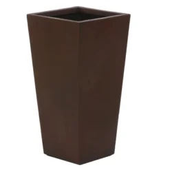 LuxenHome Square Tapered 24.2" Tall Planter Black 21 LuxenHome Square Tapered 24.2" Tall Planter Black -Sunnydaze Decor Store GUEST 8defa680 52e6 4f91 a05d 9ee8983a1030