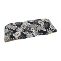 Crosby Floral Outdoor Wicker Bench/Loveseat/Swing Cushion - Pillow Perfect -Sunnydaze Decor Store GUEST 8f60438d 5d83 4d86 812c 1726fa7b46fc