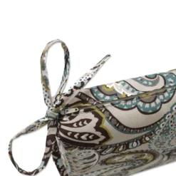 Indoor/Outdoor 2pc Tamara Paisley Quartz Squared Corners Seat Cushion - Pillow Perfect