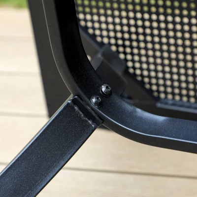 5pc Patio Dining Set With Steel Table & Dining Chairs - Captiva Designs 10 5pc Patio Dining Set With Steel Table & Dining Chairs - Captiva Designs - Image 8