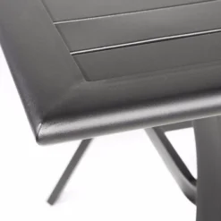 Barton 5Pcs Outdoor Set Mesh High Back Seat Patio Dining Sling Chairs Table Grey -Sunnydaze Decor Store GUEST 92f78576 8353 42e5 8fe8 4a2d35bd4f7b