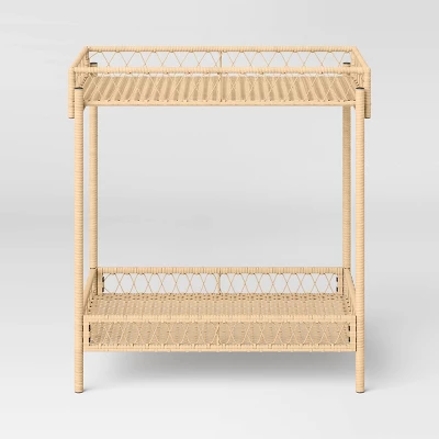 Exmore Bar Cart - Natural - Threshold™ 4 Exmore Bar Cart - Natural - Threshold™ - Image 2