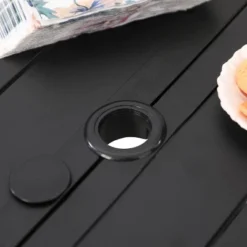 7pc Outdoor Dining Set With 6 Chairs With Seat & Back Cushions & Metal Rectangle Table With Umbrella Hole - Captiva Designs 32 7pc Outdoor Dining Set With 6 Chairs With Seat & Back Cushions & Metal Rectangle Table With Umbrella Hole - Captiva Designs -Sunnydaze Decor Store GUEST 9372e227 684d 4a17 8ef5 05bf9035b7f1